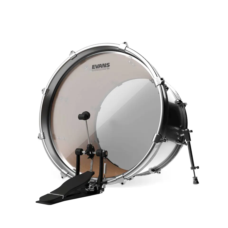 Parche Bombo Evans G2 Clear Transparente 22 2