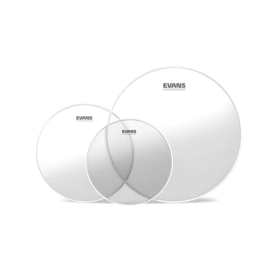 Set Parches Tom Evans G2 Clear Transparente Fusion 10, 12 y 14 1