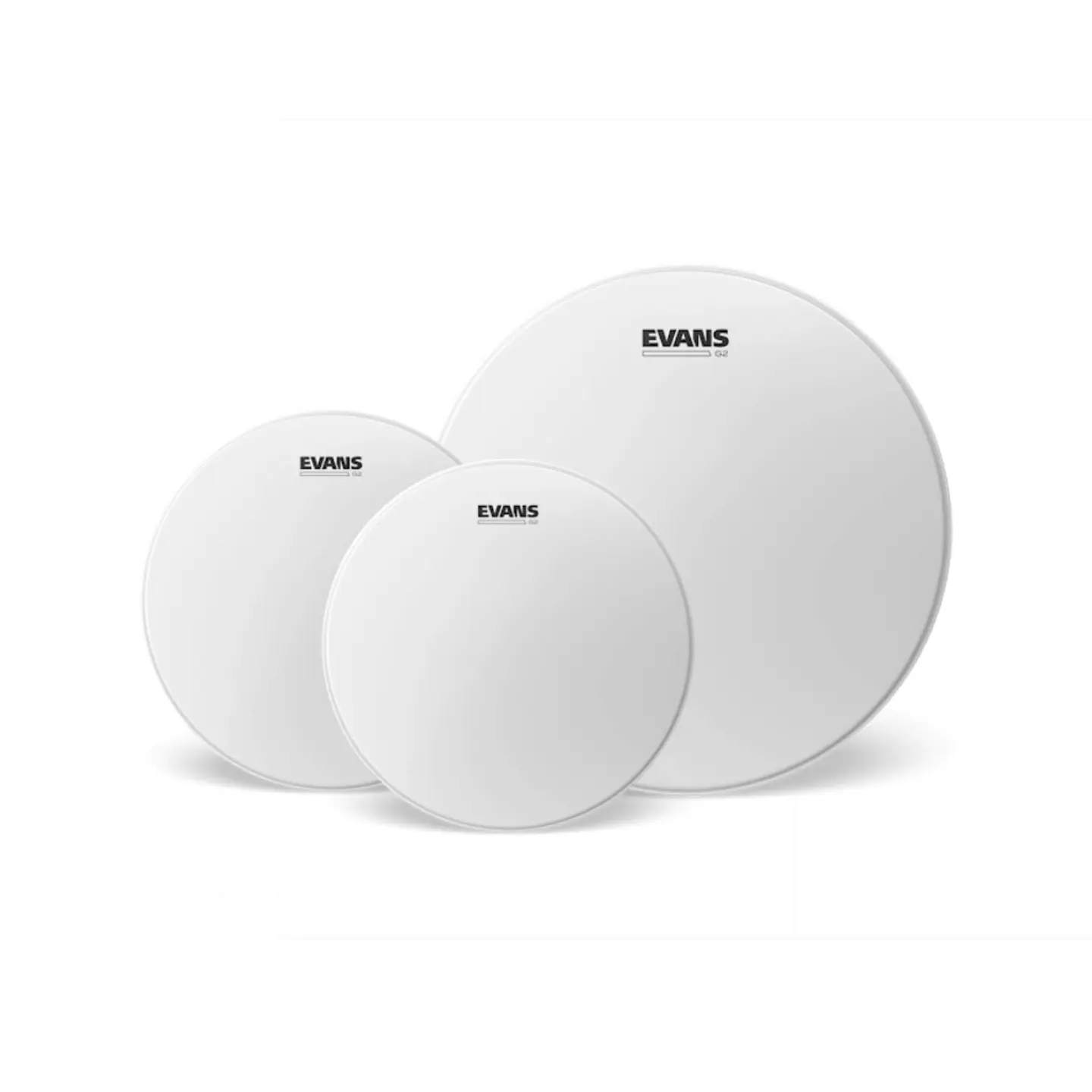 Set Parches Tom Evans G2 Coated Porosos Fusion 10, 12 y 16 1
