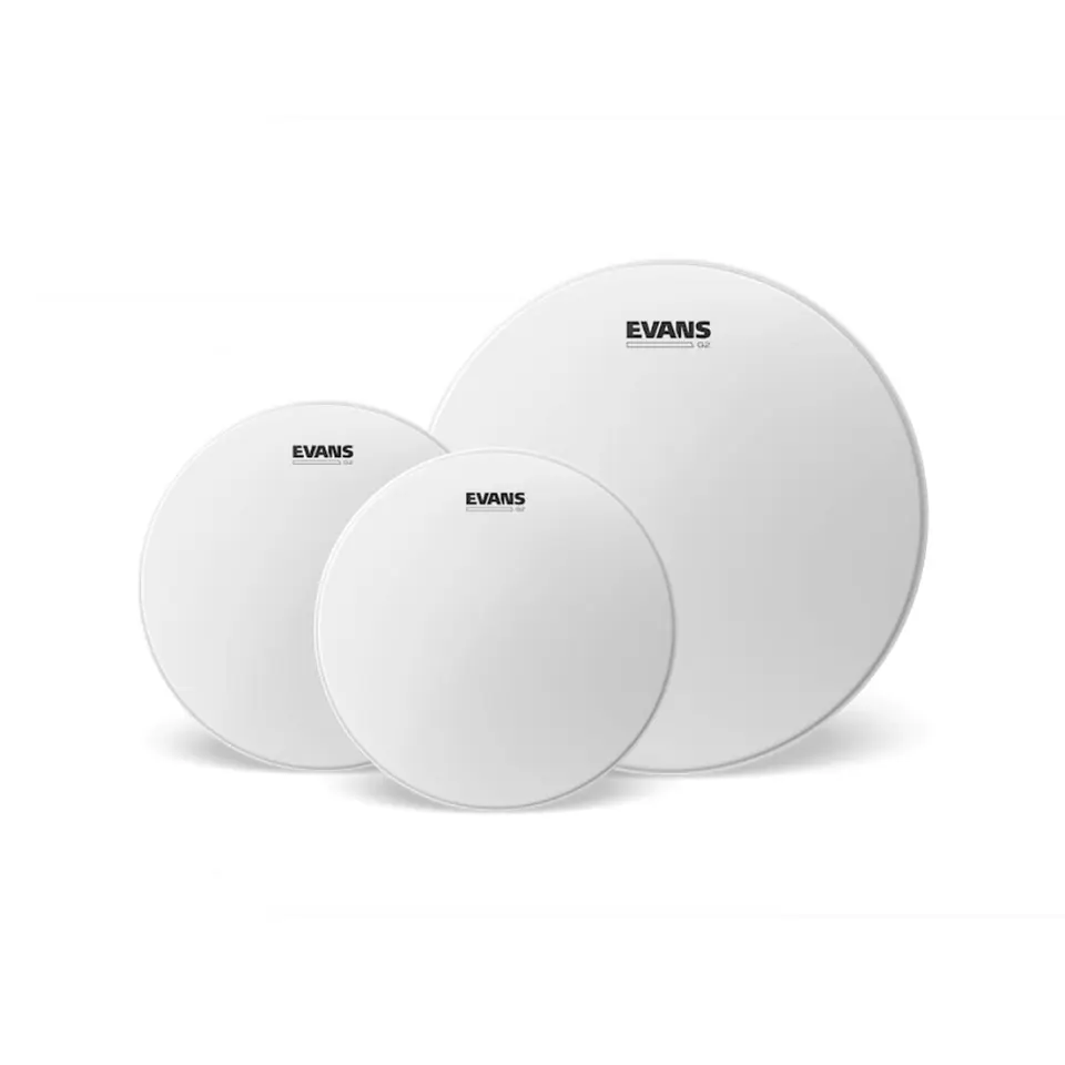 Set Parches Tom Evans G2 Coated Porosos Fusion 10, 12 y 16 1