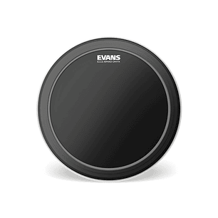 Parche Bombo Evans EMAD Onyx Frosted Poroso Traslúcido 22