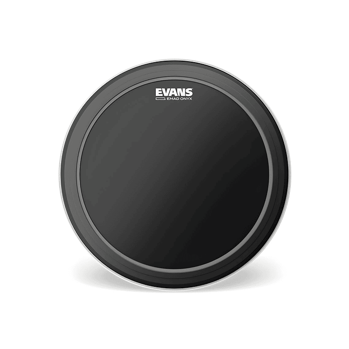 Parche Bombo Evans EMAD Onyx Frosted Poroso Traslúcido 22 1