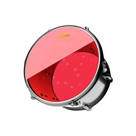 Parche Evans Hydraulic Red Clear Transparente 10
