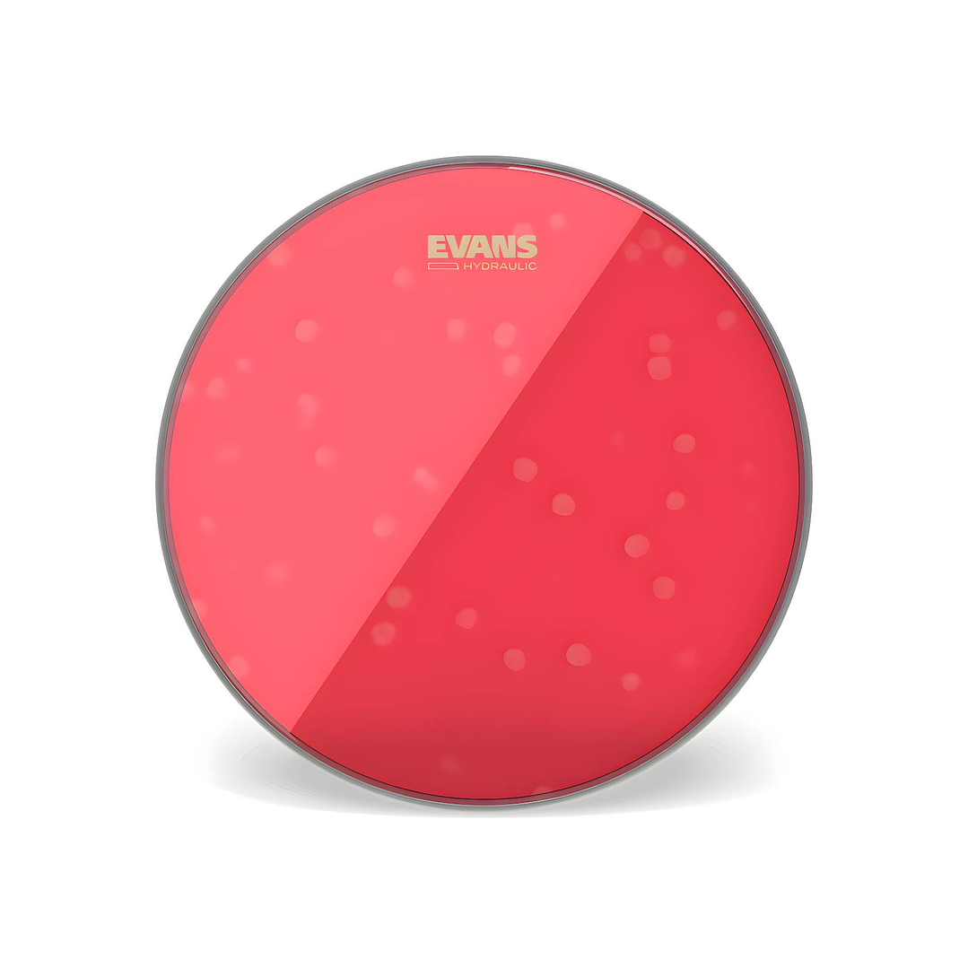 Parche Bombo Evans Hydraulic Red Clear Transparente 22 1