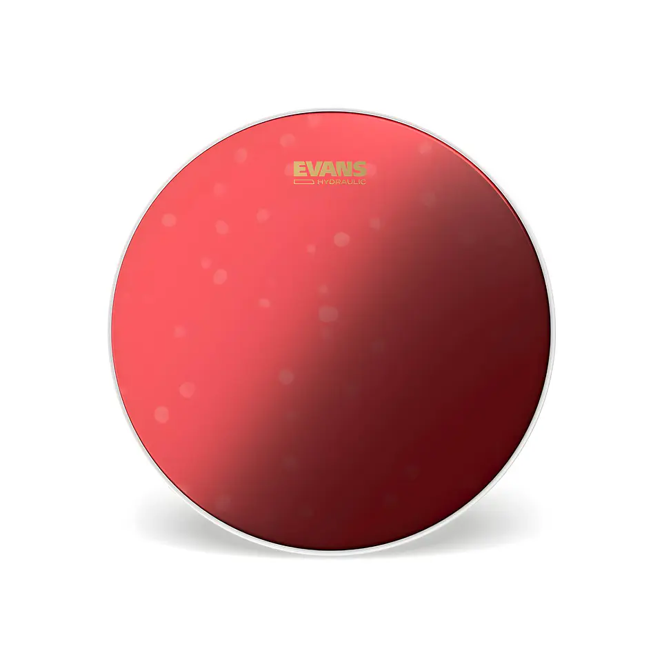 Parche Evans Hydraulic Red Frosted Poroso Traslucido 14 1
