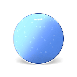 Parche Evans Hydraulic Blue Frosted Poroso Traslucido 14
