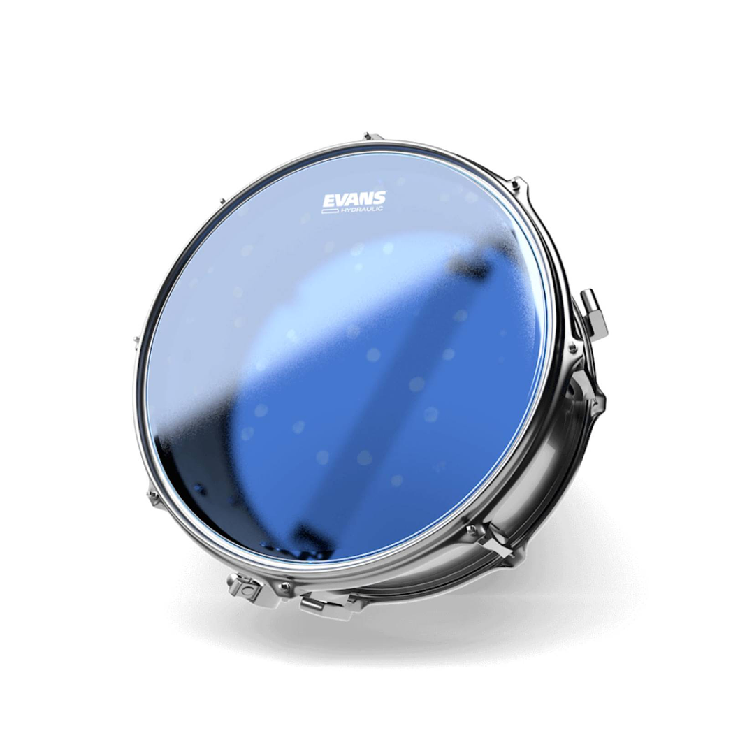 Parche Evans Hydraulic Blue Frosted Poroso Traslucido 14 2