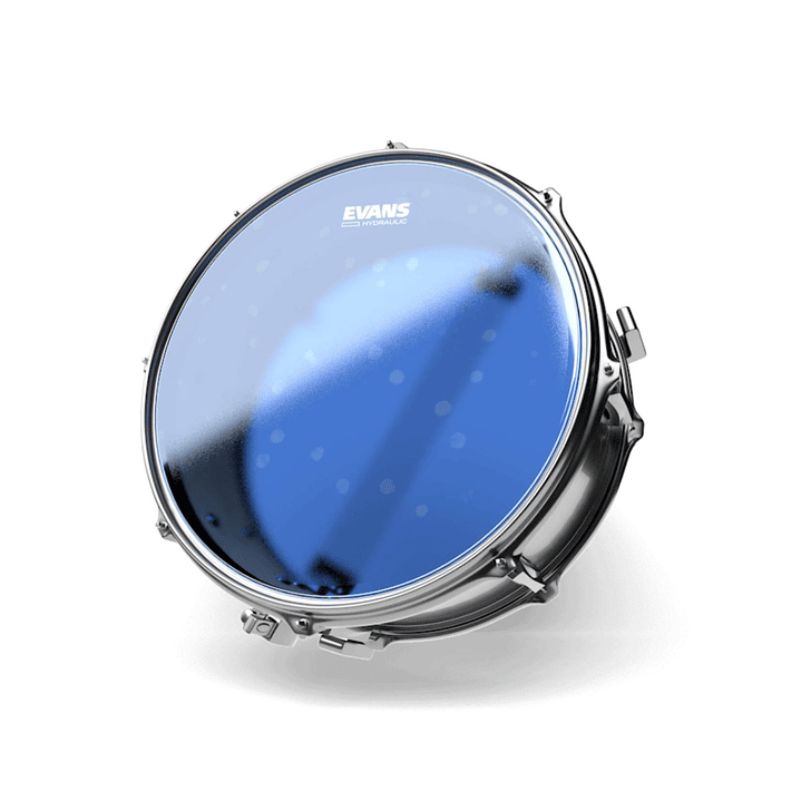 Parche Evans Hydraulic Blue Frosted Poroso Traslucido 14 2