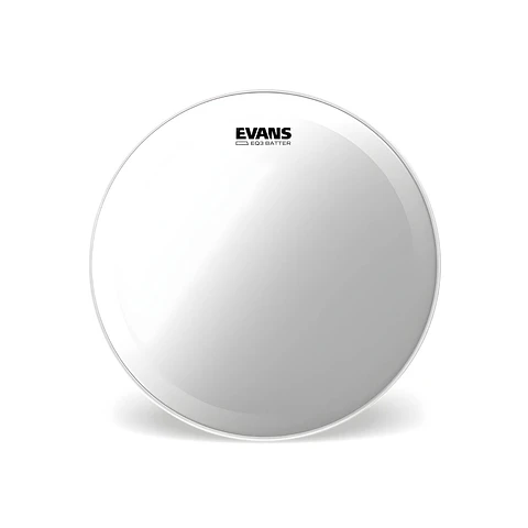 Parche Bombo Evans EQ3 Clear Transparente 24