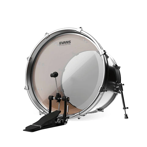 Parche Bombo Evans EQ3 Clear Transparente 24