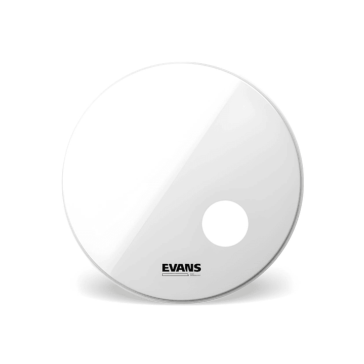 Parche Bombo Resonante Frontal Evans EQ3 Smooth White Liso 22 1