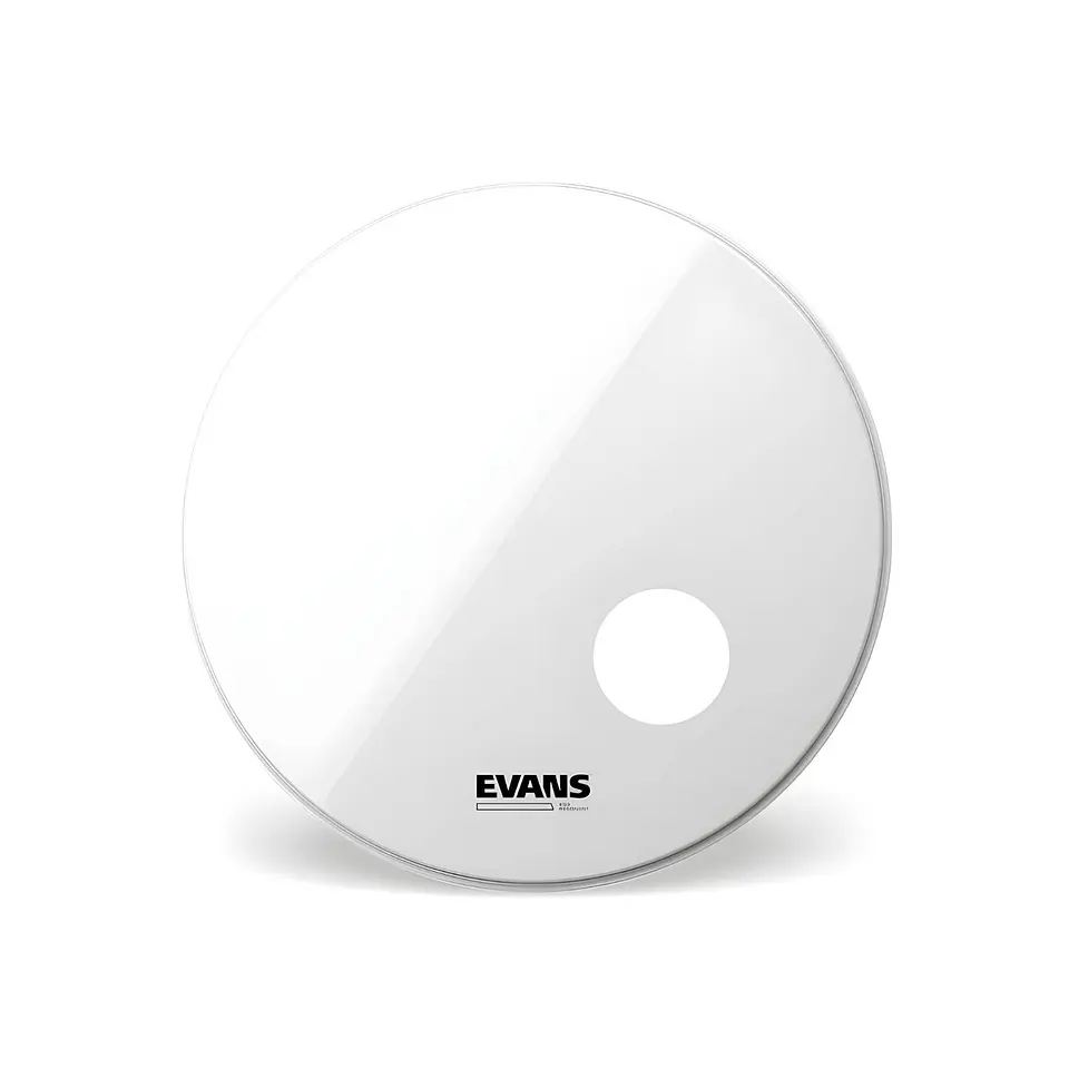 Parche Bombo Resonante Frontal Evans EQ3 Smooth White Liso 22 1