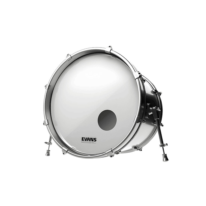 Parche Bombo Resonante Frontal Evans EQ3 Smooth White Liso 22 2