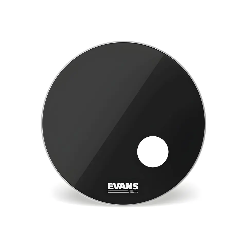 Parche Bombo Resonante Frontal Evans EQ3 Black Liso 22 1