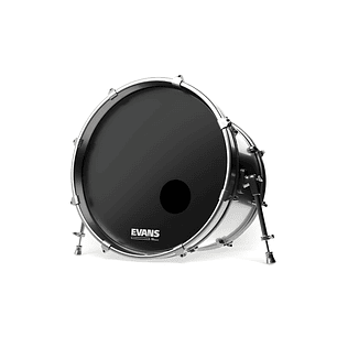 Parche Bombo Resonante Frontal Evans EQ3 Black Liso 22