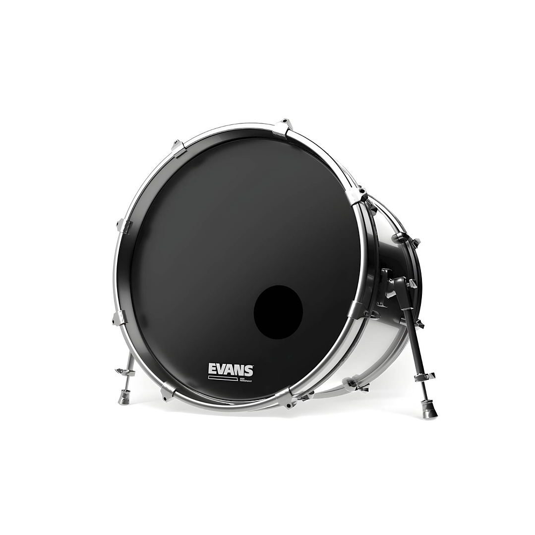 Parche Bombo Resonante Frontal Evans EQ3 Black Liso 22 2