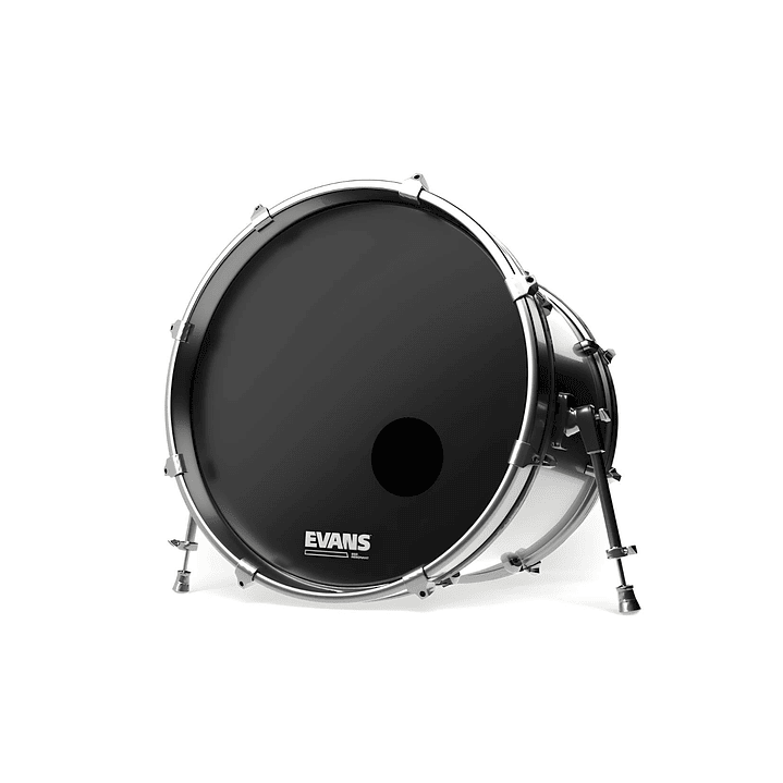 Parche Bombo Resonante Frontal Evans EQ3 Black Liso 22 2