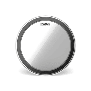 Parche Bombo Evans EMAD Clear Transparente 16