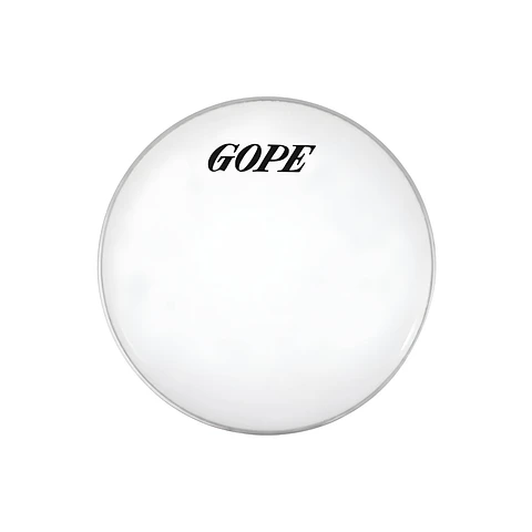 Parche Percusión Brasilera GOPE Blanco Liso 14