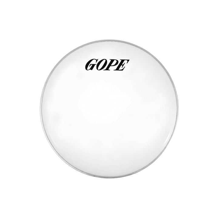Parche Percusión Brasilera GOPE Blanco Liso 14 1