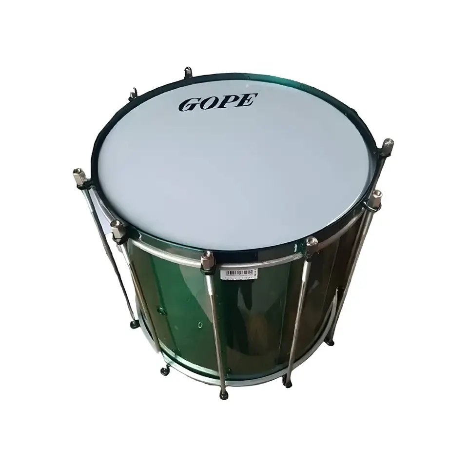 Parche Percusión Brasilera GOPE Blanco Liso 14 2