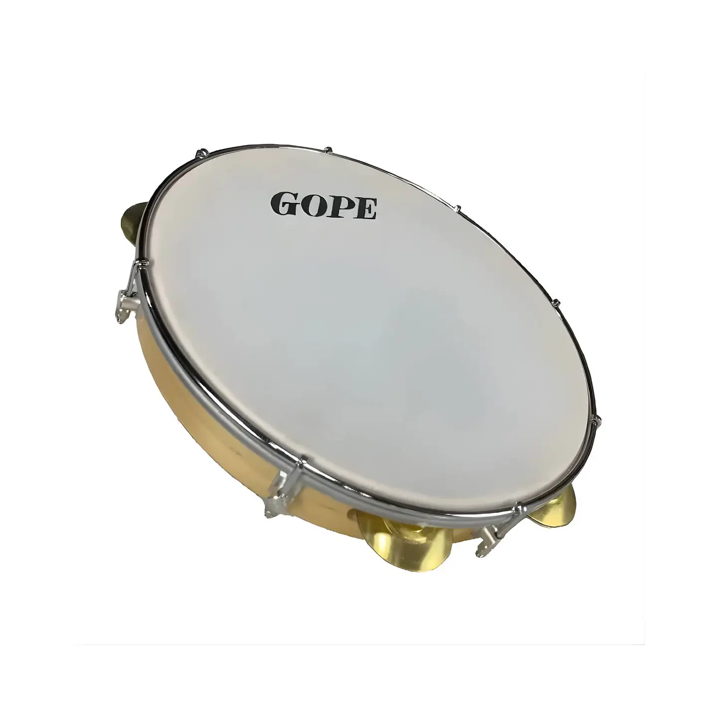 Parche Percusión Brasilera GOPE Blanco Liso 22 4
