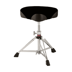 Sillín Batería Tipo Motocicleta con Rosca Ludwig Custom Terciopelo L349TH