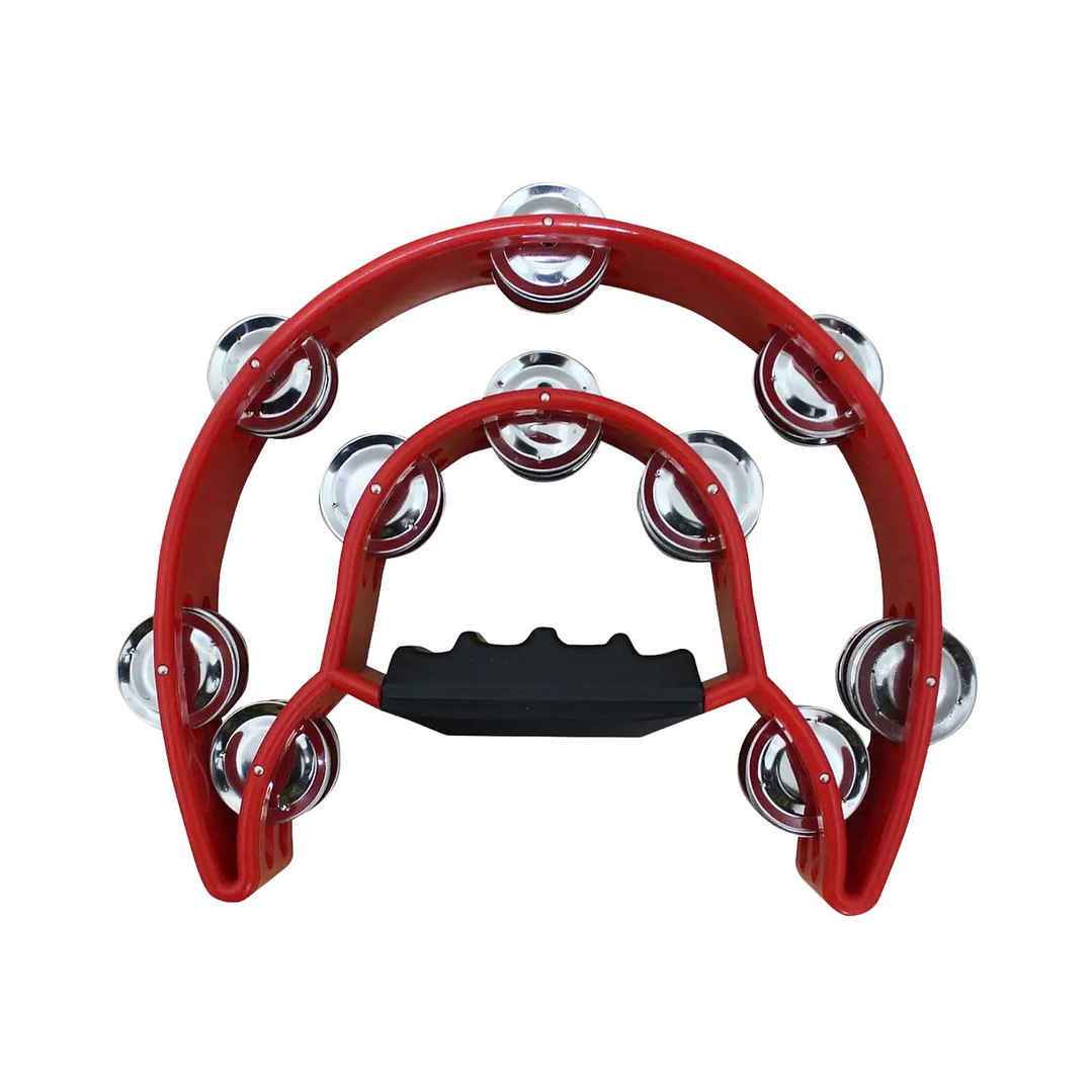 Pandero Media Luna Doble A11 Rojo 1