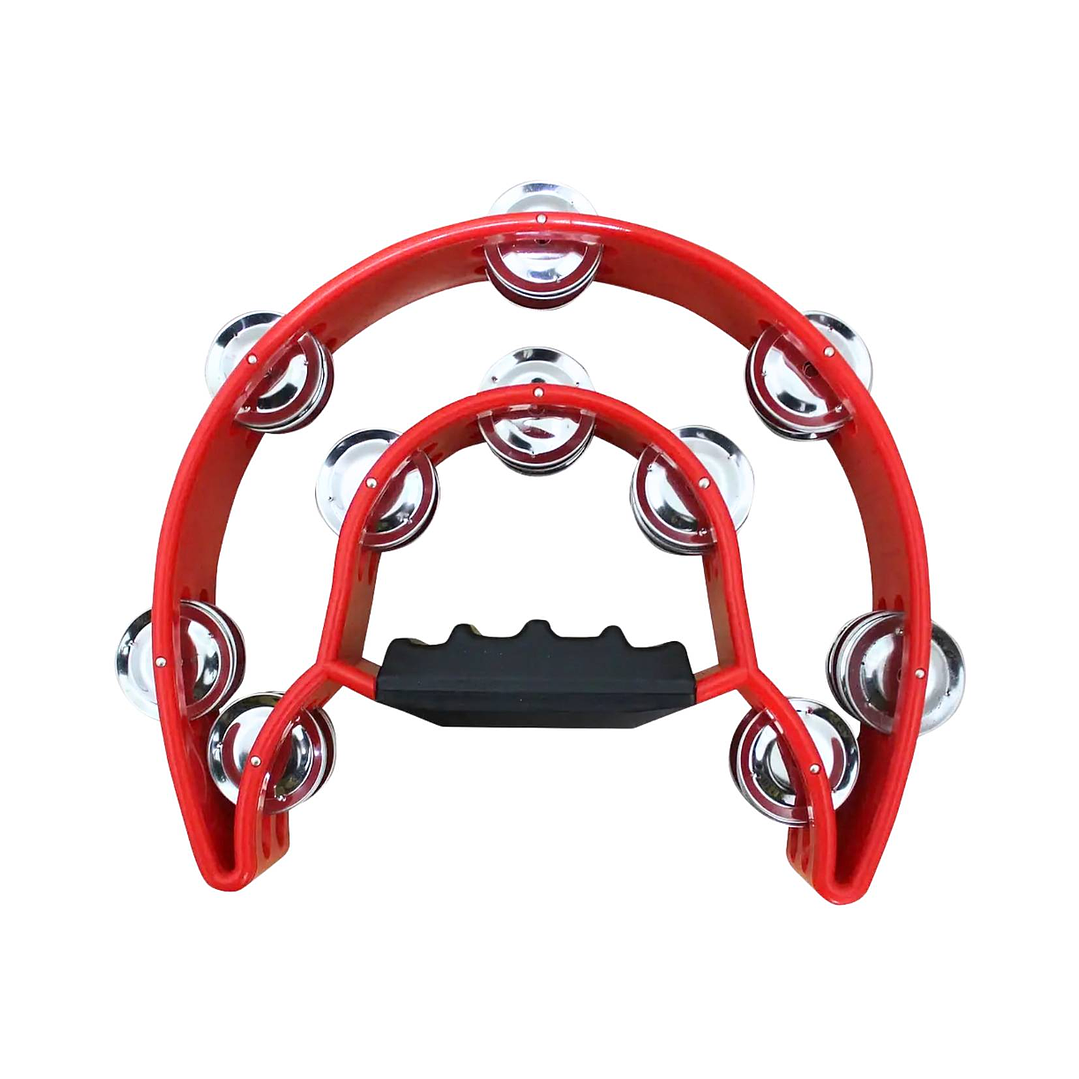 Pandero Media Luna Doble RMX TR-4  Rojo 1