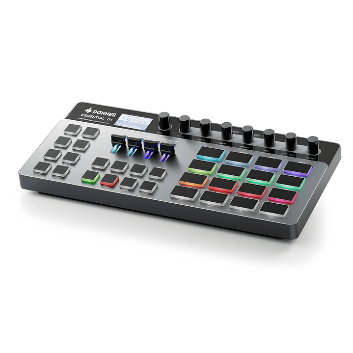 Secuenciador Drum Machine Donner Essential Performance Beat Machine D1 (Producto Open Box en Exhibición) 1