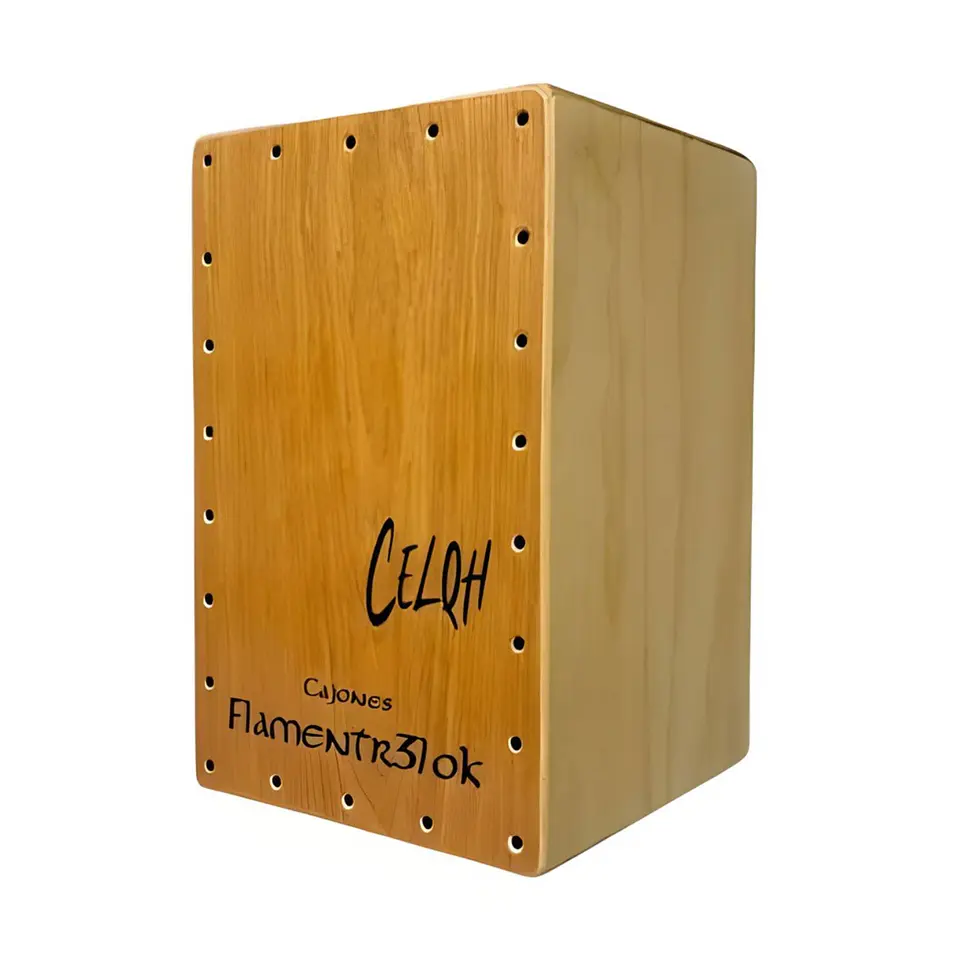 Cajón Flamenco Flamentr3lok CELQH Natural 1