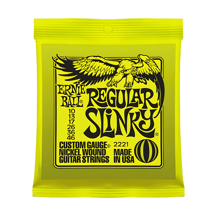 Cuerdas Guitarra Eléctrica Ernie Ball Nickel 2221 Regular Slinky 1