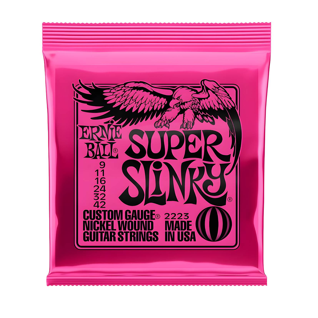 Cuerdas Guitarra Eléctrica Ernie Ball Nickel 2223 Super Slinky 1