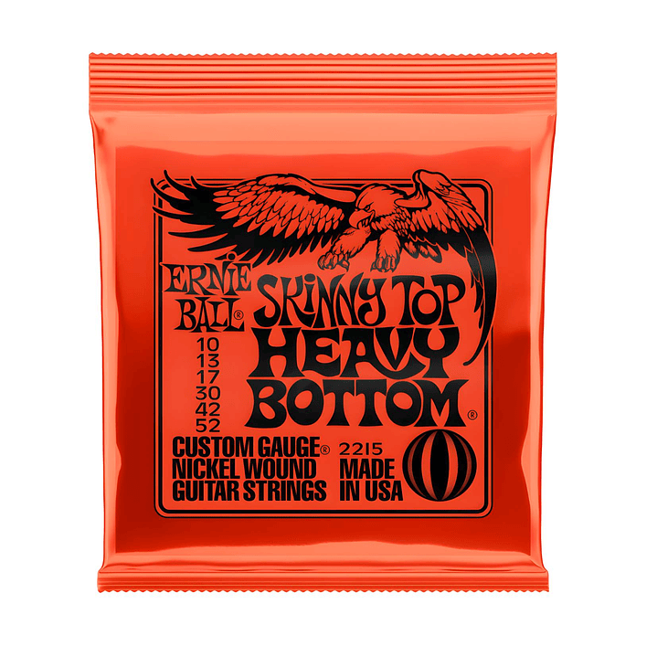 Cuerdas Guitarra Eléctrica Ernie Ball Nickel 2215 Skinny Top Heavy Bottom  1