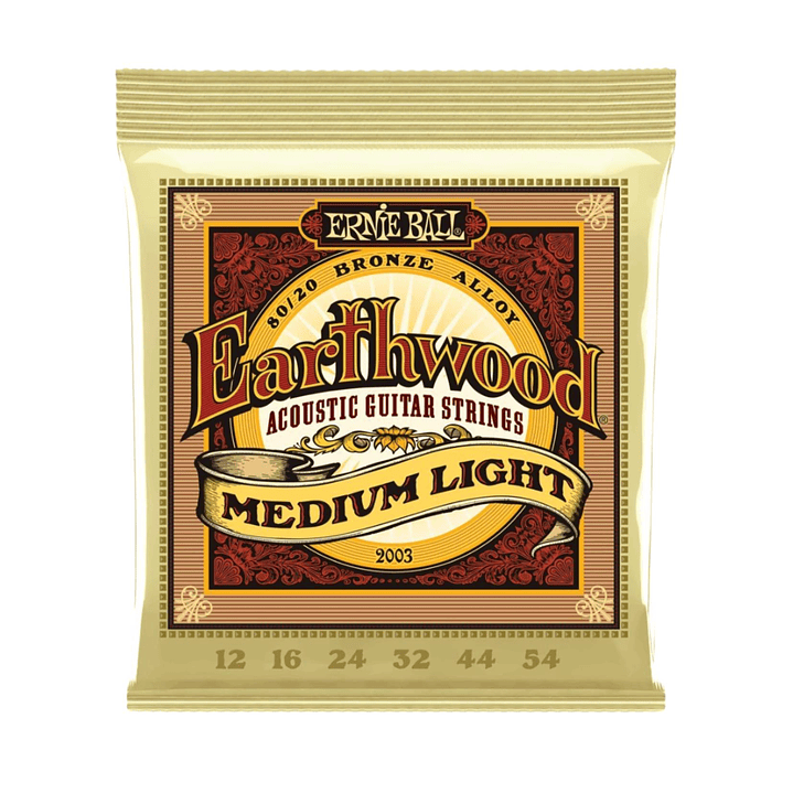Cuerdas Metálicas Guitarra Ernie Ball Earthwood Bronze 2003 Medium Light 1
