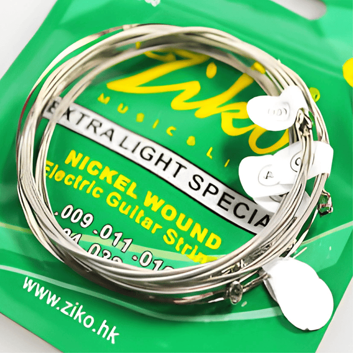 Cuerdas Guitarra Eléctrica Ziko Nickel DEG-009 Extra Light  2