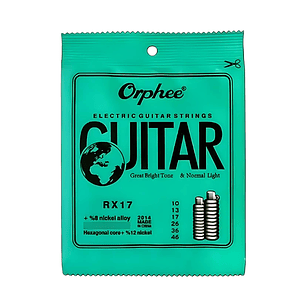 Cuerdas Guitarra Eléctrica Orphee Nickel RX17 Normal Light 
