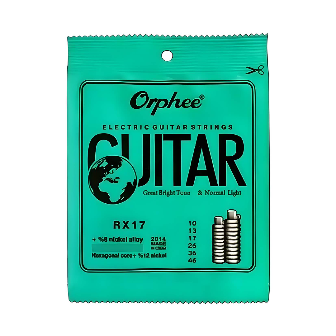 Cuerdas Guitarra Eléctrica Orphee Nickel RX17 Normal Light  1