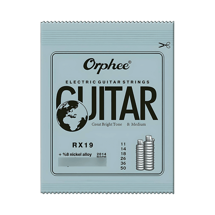Cuerdas Guitarra Eléctrica Orphee Nickel RX19 Medium 1