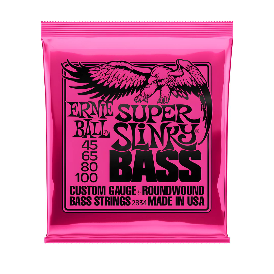 Cuerdas Bajo Eléctrico Ernie Ball Nickel Super Slinky 2834 1