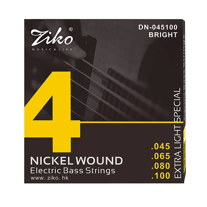 Cuerdas Bajo Eléctrico Ziko Extra Light Special DN-045100 1