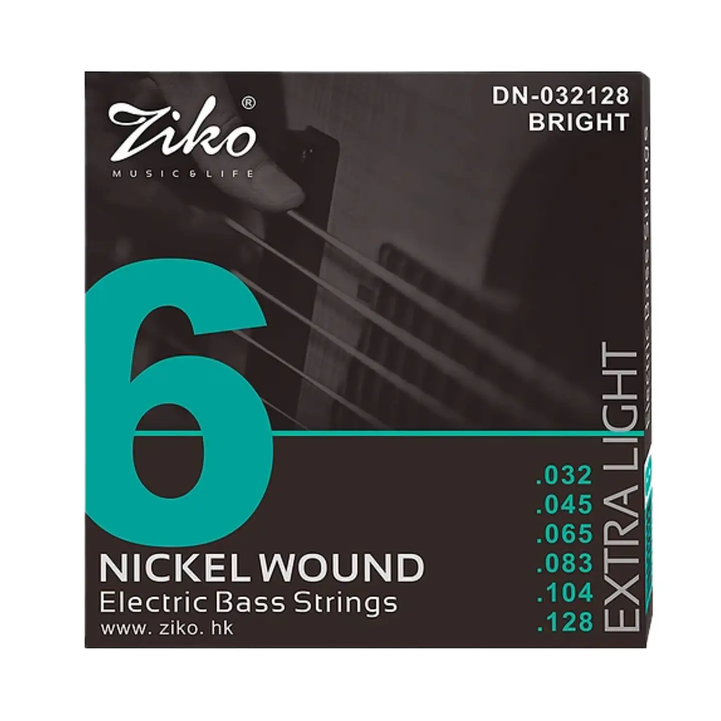 Cuerdas Bajo Eléctrico 6 Ziko Extra Light DN-032128 1