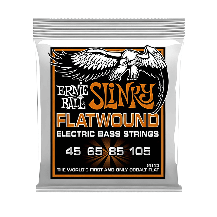 Cuerdas Bajo Eléctrico Ernie Ball Cobalt Slinky Flatwound Planas 2813 1
