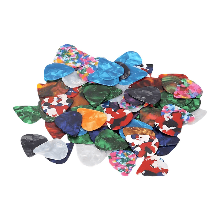 Pack 10 Uñetas Genéricas Surtidas Celulosa 0,71mm 1