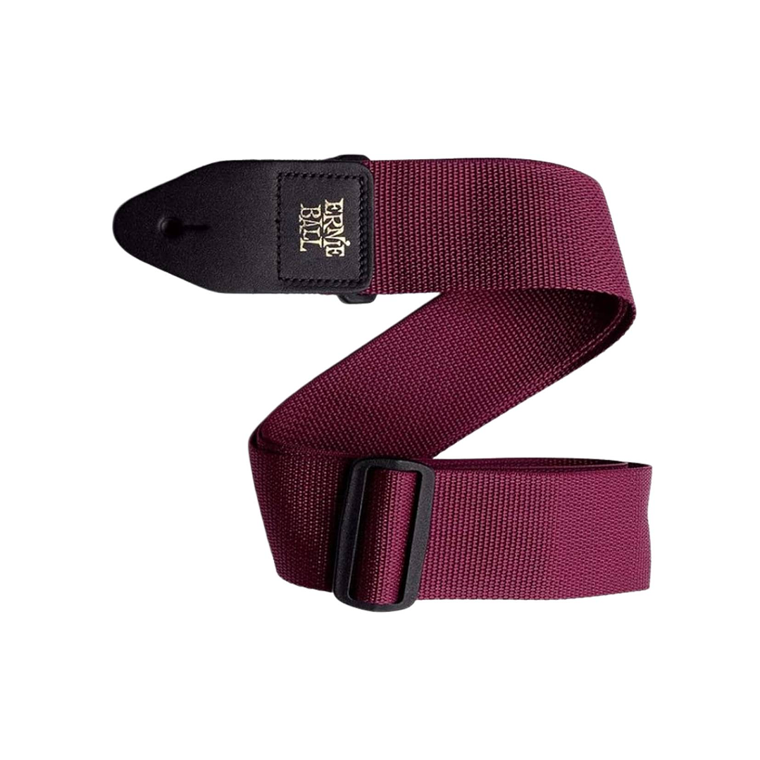 Correa Guitarra y Bajo Ernie Ball Poly Pro Strap Burgundy P04047 2