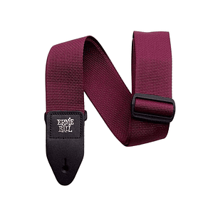 Correa Guitarra y Bajo Ernie Ball Poly Pro Strap Burgundy P04047