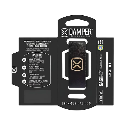 Damper Cuerdas Guitarra y Bajo IBOX Medium