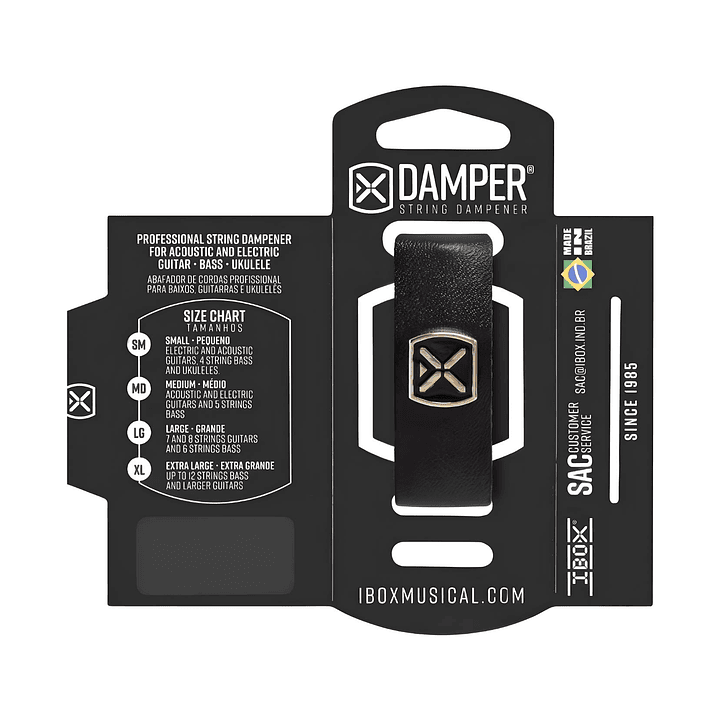 Damper Cuerdas Guitarra y Bajo IBOX Medium 1