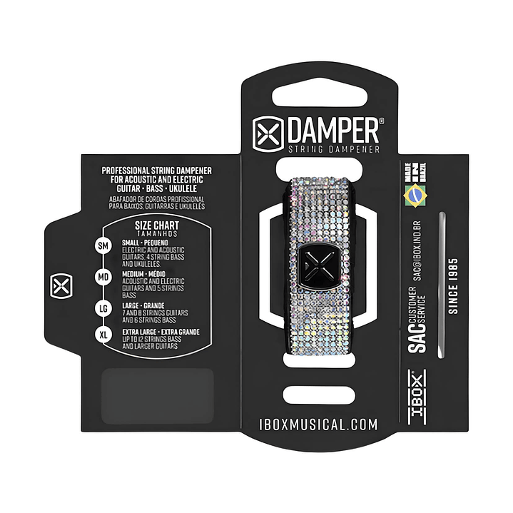 Damper Cuerdas Guitarra y Bajo IBOX Artistic Line Medium 1