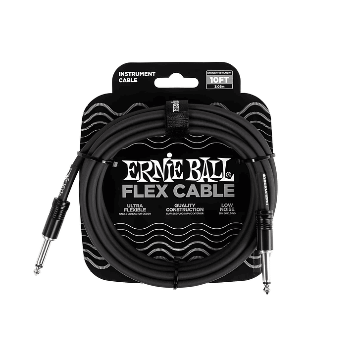 Cable Instrumento Ernie Ball Flex 3m 1